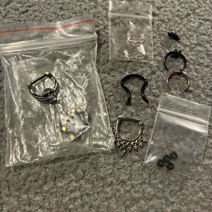 Septum Jewelry Lot